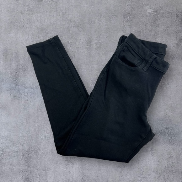 Nine West Stretchy Gramercy Skinny Jeans Women's Solid Black - Picture 7 of 15